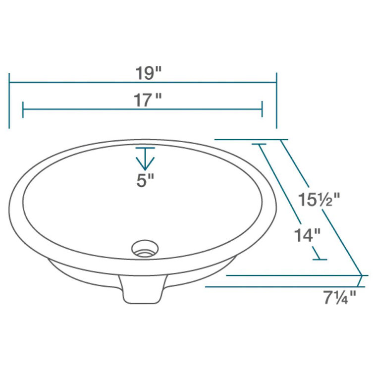 Oval Bathroom Sink Dimensions Everything Bathroom